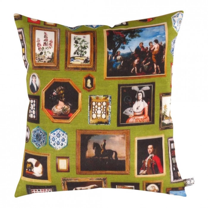 Turkish Fine Silk tiger Pillow 20" (1 of 2)