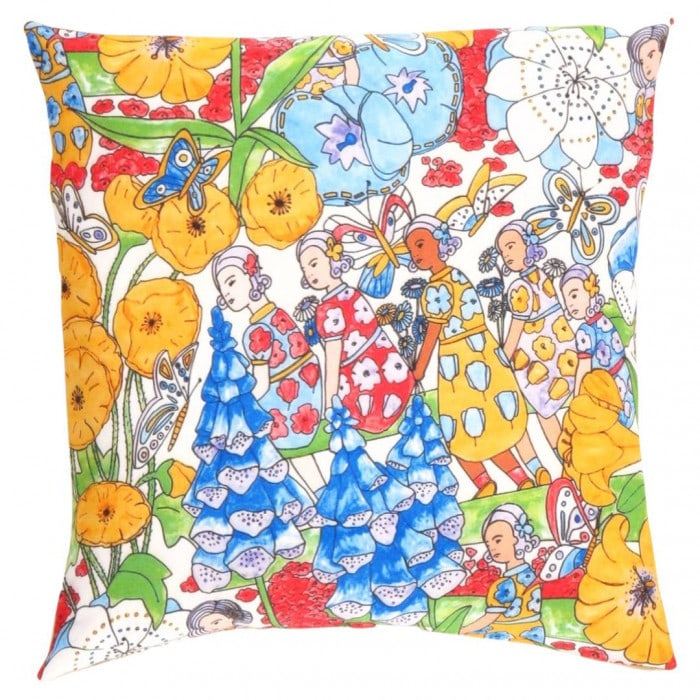 Turkish Fine Silk Style Pillow 20" (1 of 2)