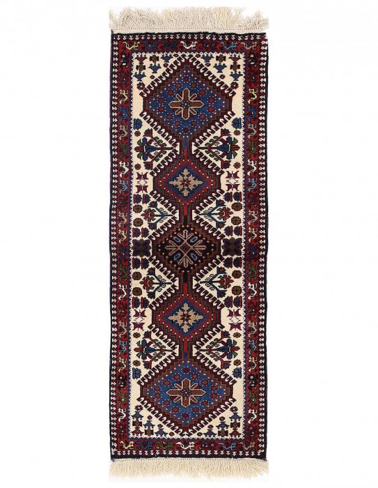 Fine Hand Hand Knotted Persian Yalameh runner 1'8"x 5'2": Fine Hand Hand Knotted Persian Yalameh runner 1'8"x 5'2" - NEW, Yalameh, Hand-Knotted, Lamb's Wool, 300 -D13627- 862.This item is part of our fine auction collection which includes many fine home acce