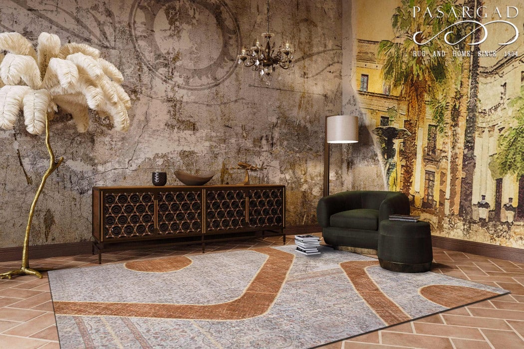 Gray Turkish Patchwork 8' X 12' - 7