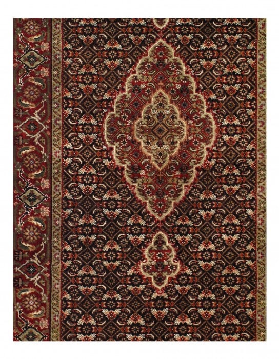 Black Tabriz Runner 2'6" X 12' - 2