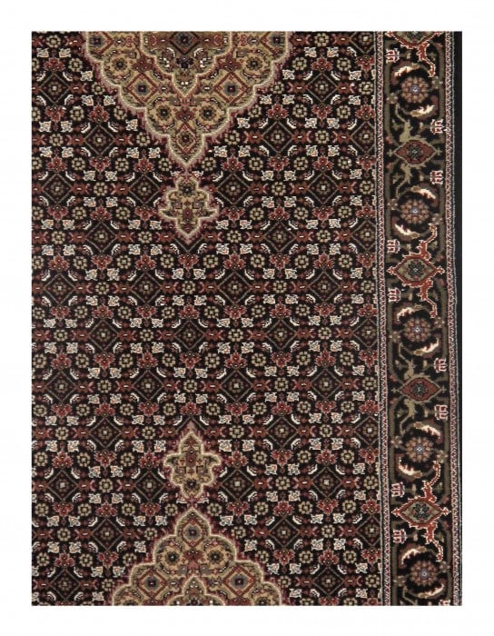 Black Tabriz Runner 2'5" X 10' - 2