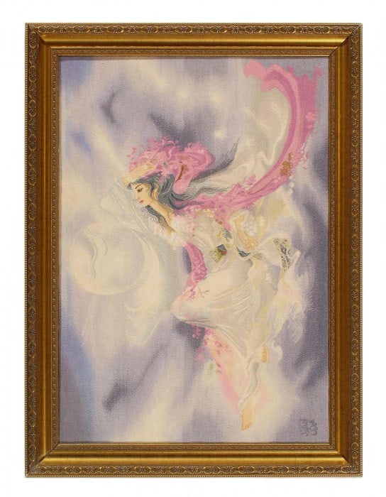 Super Fine Tabriz PICTORIAL Rug 2'2"X 3'2": Super Fine Tabriz PICTORIAL Rug 2'2"X 3'2" - CIRCA 2010, Tabriz, Hand-Knotted, Wool & Silk, 300 -D15016- 862.This item is part of our fine auction collection which includes many fine home accessories