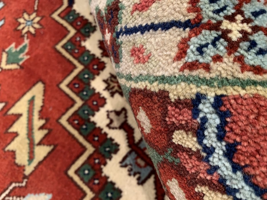 Rust Fine Hand-Knotted Serapi Design 9' X 12' - 7