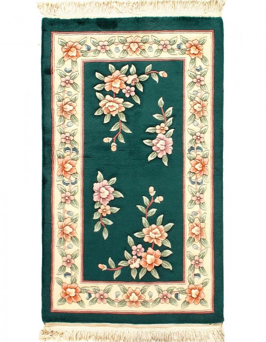 Green Chines Peking Rug 3'1"X 5'1": Green Chines Peking Rug 3'1"X 5'1" - NEW, Peking, Hand-Knotted, Lamb's Wool, 300 -15746- 862.This item is part of our fine auction collection which includes many fine home accessories including antiqu