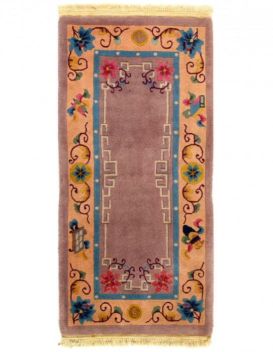 Antique Chinese Peking 2' X 4': Antique Chinese Peking 2' X 4' - 1920s, Peking, Hand-Knotted, Lamb's Wool, 300 -D14456- 862.This item is part of our fine auction collection which includes many fine home accessories including antique