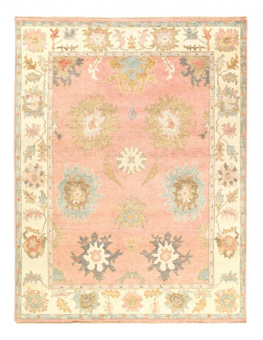 Fine Hand knotted Oushak rug 7'8'' X 10'1'' (1 of 3)