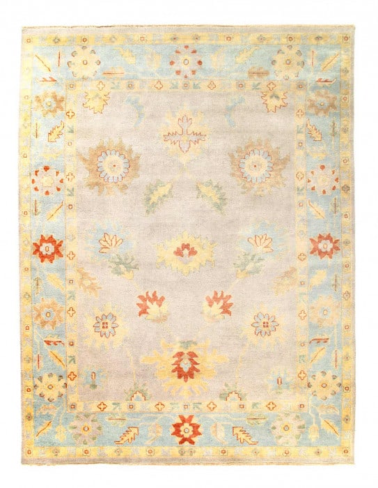 Fine Hand knotted Oushak rug 7'11'' X 10'1'': Fine Hand knotted Oushak rug 7'11'' X 10'1'' - NEW, Oushak, Hand-Knotted, Lamb's Wool, 300 -D14361- 862.This item is part of our fine auction collection which includes many fine home accessories inclu