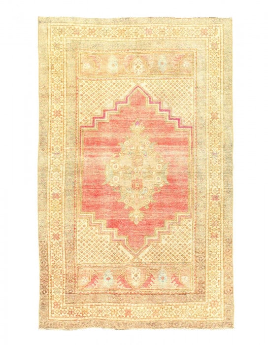 Vintage Turkish oushak Rug - 3'3" x 5'6" (1 of 3)