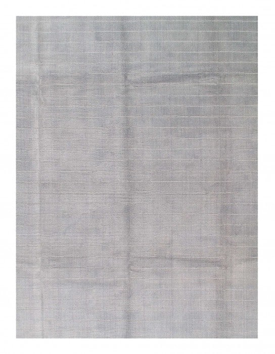 Gray Hand Knotted Modern Rug 9'11'' X 14': Gray Hand Knotted Modern Rug 9'11'' X 14' - New, Modern, Hand-Knotted, Lamb's Wool, 300 -D03896- 862.This item is part of our fine auction collection which includes many fine home accessories includin