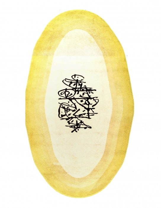 Ivory Fine Hand Knotted Tabatian Modern 10'3'' X 17'7'': Ivory Fine Hand Knotted Tabatian Modern 10'3'' X 17'7'' - Mid-20th Century, Modern, Hand-Knotted, Lamb's Wool, 300 -D11572- 862.This item is part of our fine auction collection which includes many fin