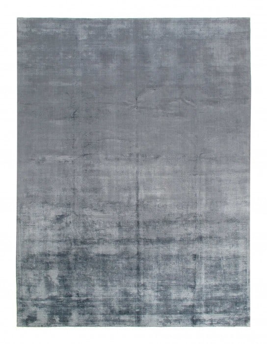 Gray Fine Hand Knotted Modern Rug 9' X 11'11'' (1 of 3)
