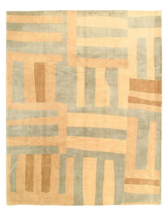 Fine Hand Knotted Modern Rug 8' X 10' (1 of 3)