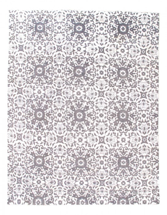 Gray Modern Rug V silk 8'x10' (1 of 3)