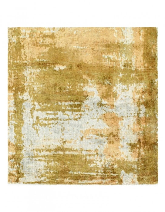 Fine Hand knotted V.Silk Modern rug 2' X 2': Fine Hand knotted V.Silk Modern rug 2' X 2' - New, Modern, Hand-Tufted, V. Silk, 300 -D10924- 862.This item is part of our fine auction collection which includes many fine home accessories including a