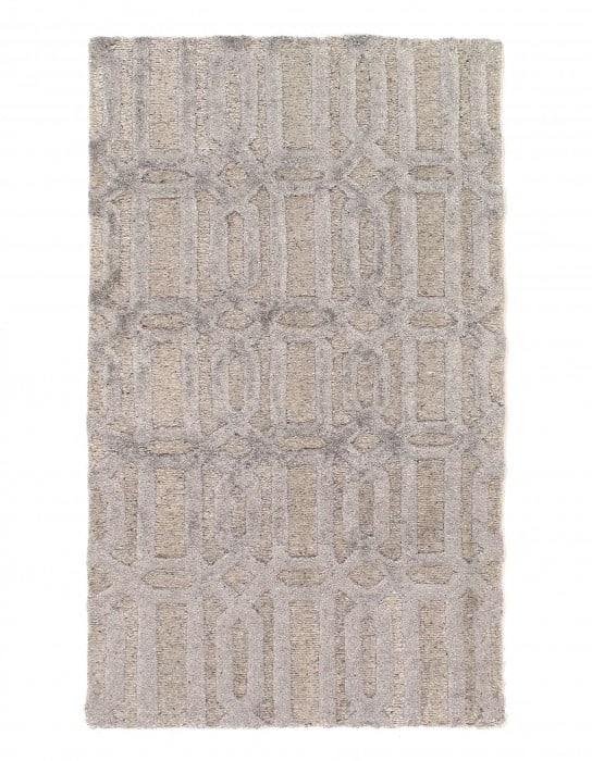 Fine hand Knotted Modern Rug 3'x 5': Fine hand Knotted Modern Rug 3'x 5' - NEW, Modern, Hand-Knotted, Bamboo Silk, 300 -D08277- 862.This item is part of our fine auction collection which includes many fine home accessories including anti
