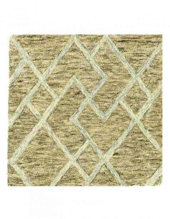 Fine Hand made sample Modern rug 2'X 2' (1 of 2)