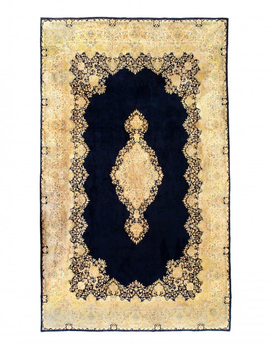 Fine Hand knotted Persian Kerman rug 10' X 16'9'': Fine Hand knotted Persian Kerman rug 10' X 16'9'' - 2000, kerman, Hand-Knotted, Lamb's Wool, 300 -D12262- 862.This item is part of our fine auction collection which includes many fine home accessories