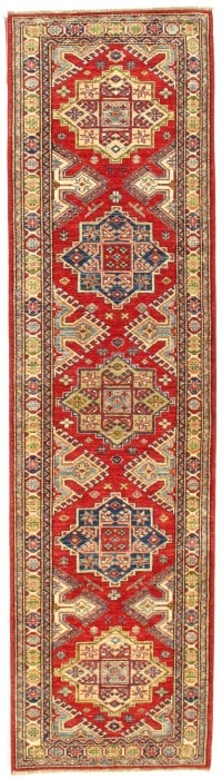 Red Pak Super Kazak Lamb's Wool 2'7" X 9'8" (1 of 3)