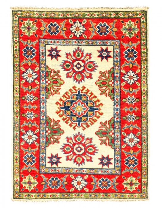 Fine Hand Knotted Kazak rug 2' X 3': Fine Hand Knotted Kazak rug 2' X 3' - New, Kazak, Hand-Knotted, Lamb's Wool, 300 -D12433- 862.This item is part of our fine auction collection which includes many fine home accessories including antiq