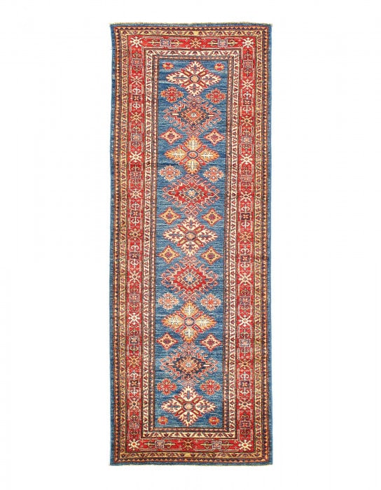 Fine Hand Knotted Kazak runner 2'9"X 8'4": Fine Hand Knotted Kazak runner 2'9"X 8'4" - NEW, Kazak, Hand-Knotted, Lamb's Wool, 300 -D15007- 862.This item is part of our fine auction collection which includes many fine home accessories including