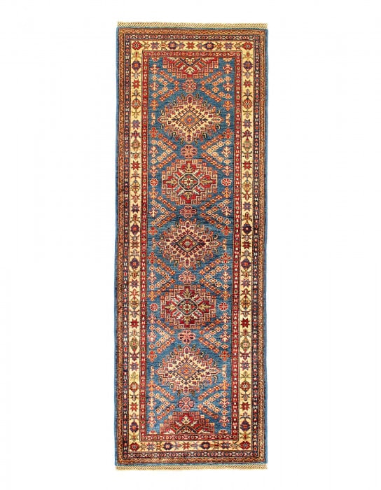 Fine Hand Knotted Kazak runner 2'9"X 8'2" (1 of 3)
