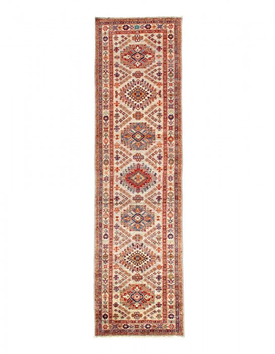 Fine Hand Knotted Kazak runner 2'9"X 14' (1 of 3)
