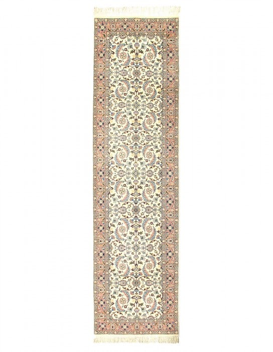 Fine Hand Knotted Persian Kashan design runner 2'8'' X 10': Fine Hand Knotted Persian Kashan design runner 2'8'' X 10' - New, Kashan, Hand-Knotted, Lamb's Wool, 300 -D03127- 862.This item is part of our fine auction collection which includes many fine home acc