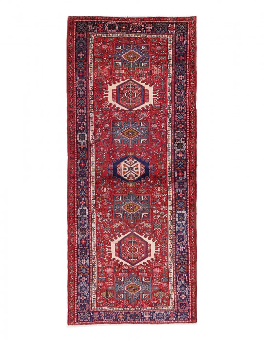 Fine Hand knotted Persian Vintage Karajeh Runner 3'9'' X 8'11'' (1 of 3)