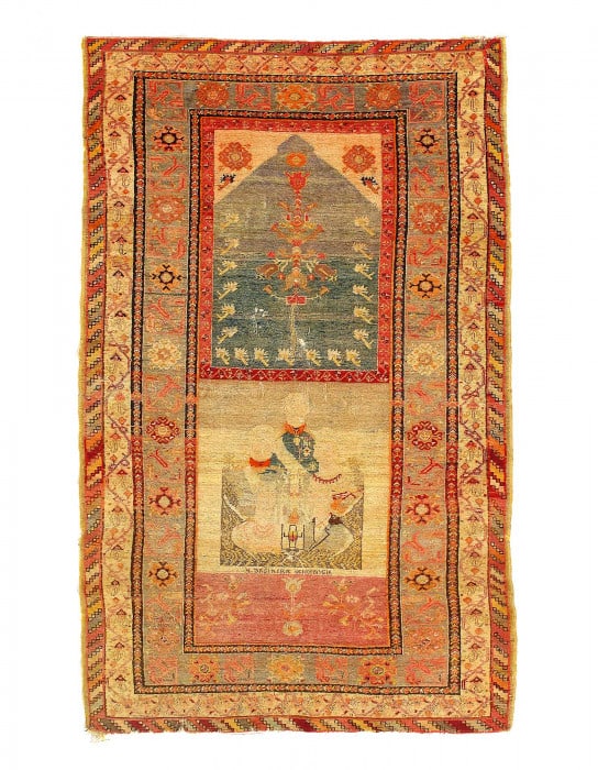 Antique Karabakh Rug 3'6"x 6' (1 of 3)