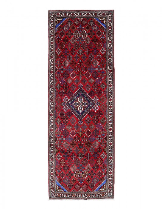 Fine Hand knotted Persian Joshaghan runner 4'4'' X 13'2'': Fine Hand knotted Persian Joshaghan runner 4'4'' X 13'2'' - 1970, Josheghan, Hand-Knotted, Lamb's Wool, 300 -D14053- 862.This item is part of our fine auction collection which includes many fine home