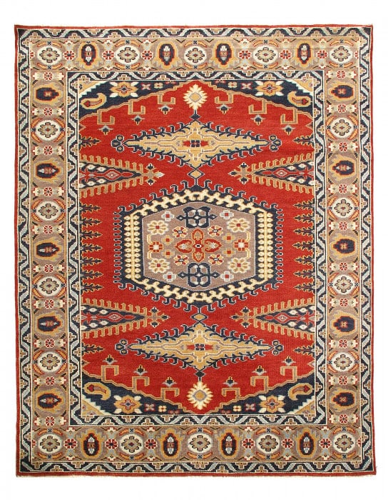 Fine Hand Knotted Vase rug 8'1'' X 10': Fine Hand Knotted Vase rug 8'1'' X 10' - New, Indian, Hand-Knotted, Lamb's Wool, 300 -D12463- 862.This item is part of our fine auction collection which includes many fine home accessories including a