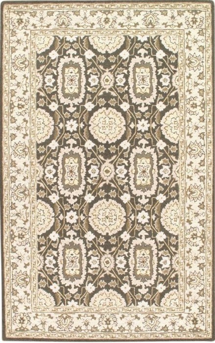 Gray Hand-Tufted Modern 5'X8': Gray Hand-Tufted Modern 5'X8' - NEW, Hossin Abad, Hand-Tufted, Wool, 300 -D03974- 862.This item is part of our fine auction collection which includes many fine home accessories including antique rugs,