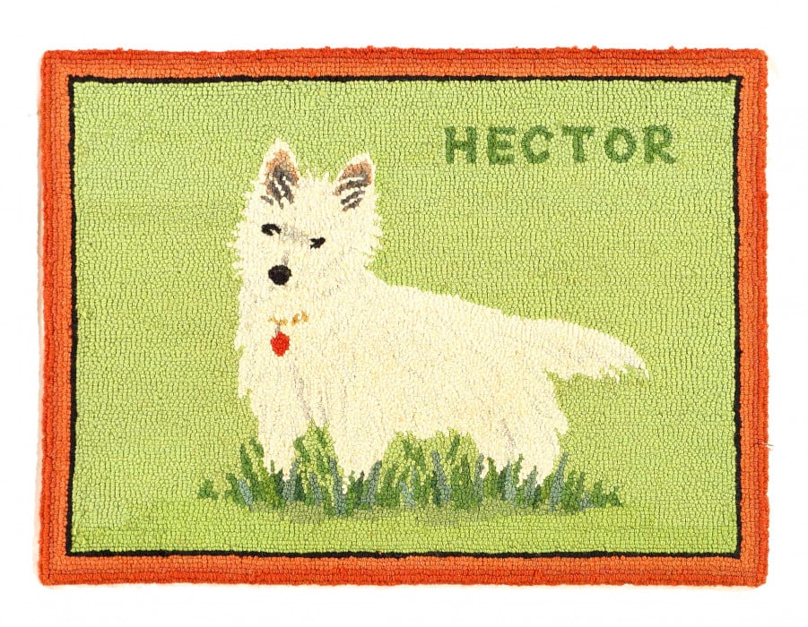 Hand knotted Antique hooked rug 2'X 2'9": Hand knotted Antique hooked rug 2'X 2'9" - CIRCA 1940, Hooked Rug, Hand-Knotted, Lamb's Wool, 300 -D12132- 862.This item is part of our fine auction collection which includes many fine home accessorie