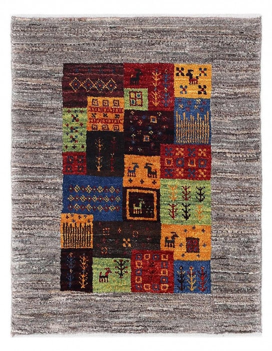 Fine Hand knotted Persian Gabbeh 1'11"X 2'3": Fine Hand knotted Persian Gabbeh 1'11"X 2'3" - NEW, Gabbeh, Hand-Knotted, Lamb's Wool, 300 -D13567- 862.This item is part of our fine auction collection which includes many fine home accessories inclu