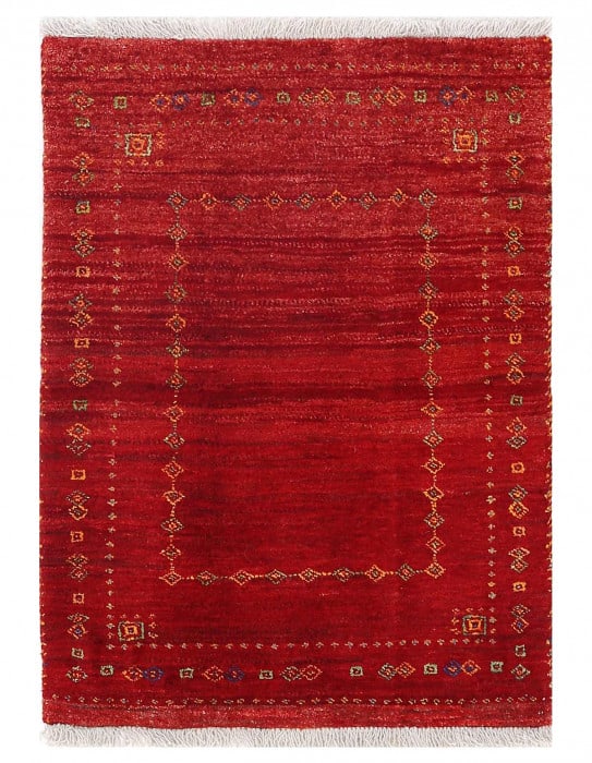 Fine Hand knotted Persian Gabbeh 2'X 3' (1 of 3)