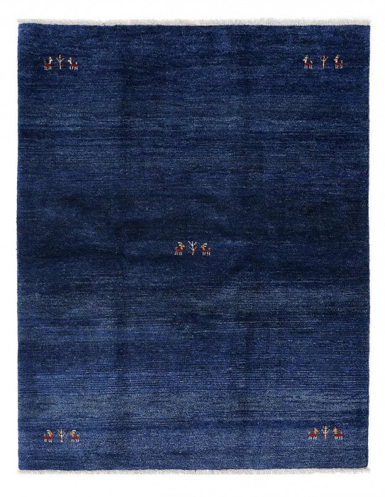 Fine Hand knotted Persian Gabbeh rug 5'1'' X 6'6'': Fine Hand knotted Persian Gabbeh rug 5'1'' X 6'6'' - New, Gabbeh, Hand-Knotted, Lamb's Wool, 300 -D13970- 862.This item is part of our fine auction collection which includes many fine home accessories