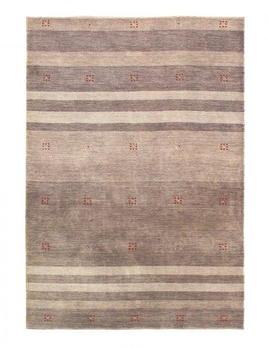 Beige Color Fine Hand knotted Gabbeh Rug 4'x 5'8" (1 of 3)