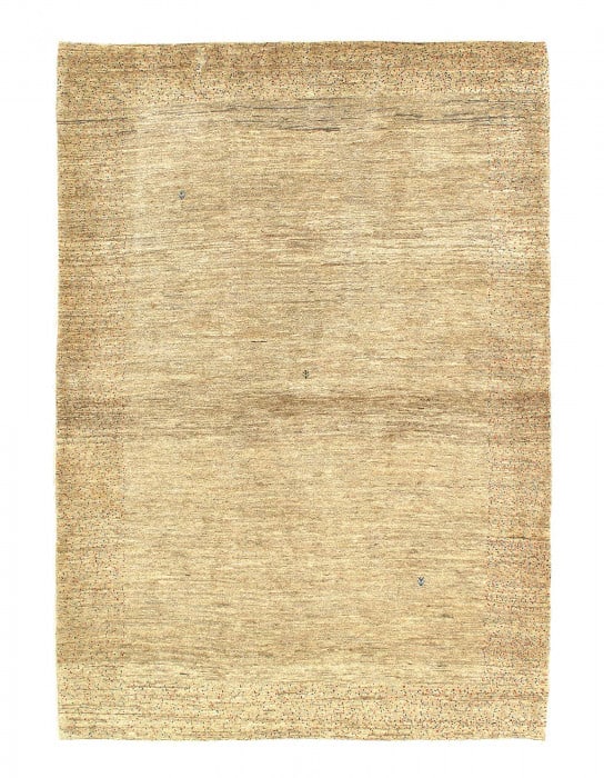 Gray Persian Gabbeh 4'2" X 6': Gray Persian Gabbeh 4'2" X 6' - New, Gabbeh, Hand-Knotted, Lamb's Wool, 300 -D05801- 862.This item is part of our fine auction collection which includes many fine home accessories including antique ru