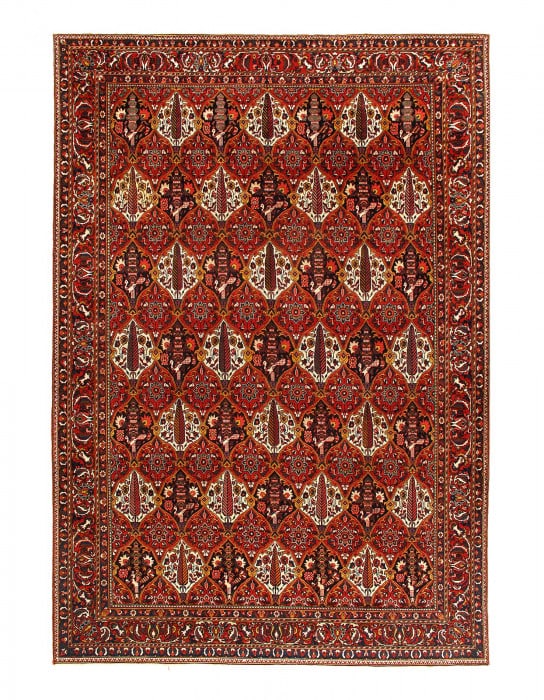Fine Hand knotted Persian Bakhtiari rug 9'X 12'8" (1 of 3)
