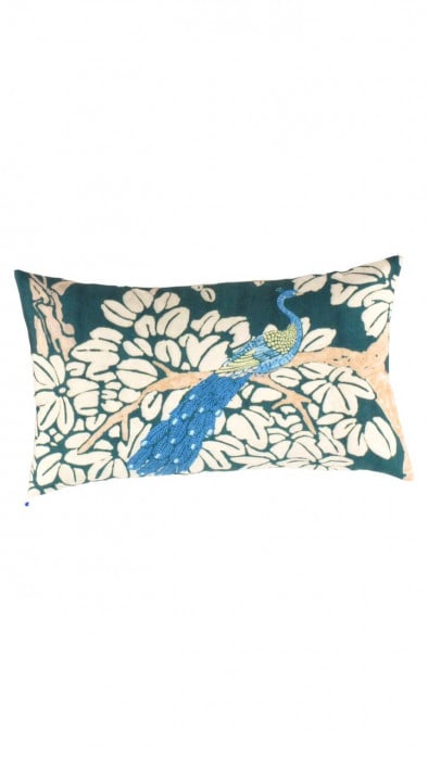 Turkish Fine Silk Style Pillow 16"x24": Turkish Fine Silk Style Pillow 16"x24" - New, Animal, Handmade , Pure Silk, 300 -PPS 10R- 862.This item is part of our fine auction collection which includes many fine home accessories including antiq