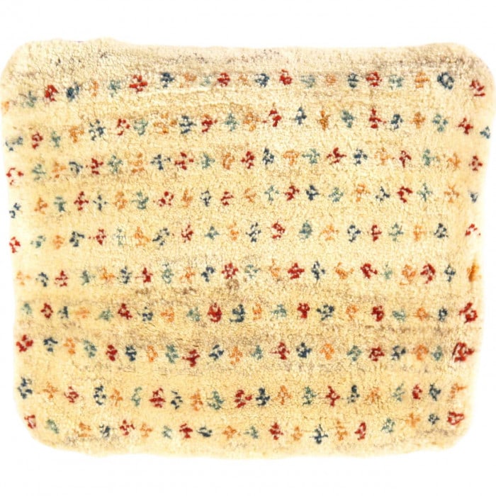 Fine Hand knotted Persian Gabbeh pillow 16"X19": Fine Hand knotted Persian Gabbeh pillow 16"X19" - New, Gabbeh, Handmade , Lamb's Wool, 300 -PG 197- 862.This item is part of our fine auction collection which includes many fine home accessories inclu