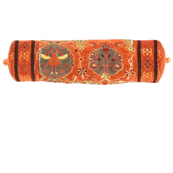 Rust Design Pillow 6.6"X 21": Rust Design Pillow 6.6"X 21" - N/A, italian, Hand-Woven, Polyester Fabric, 300 -BL 16- 862.This item is part of our fine auction collection which includes many fine home accessories including antique