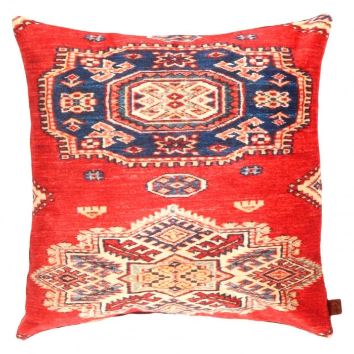Pasargad velvet Throw Pillow 16'' X 16": Pasargad velvet Throw Pillow 16'' X 16" - New, Kazak, Handmade , Velvet Silk, 300 -IR 72- 862.This item is part of our fine auction collection which includes many fine home accessories including antiq