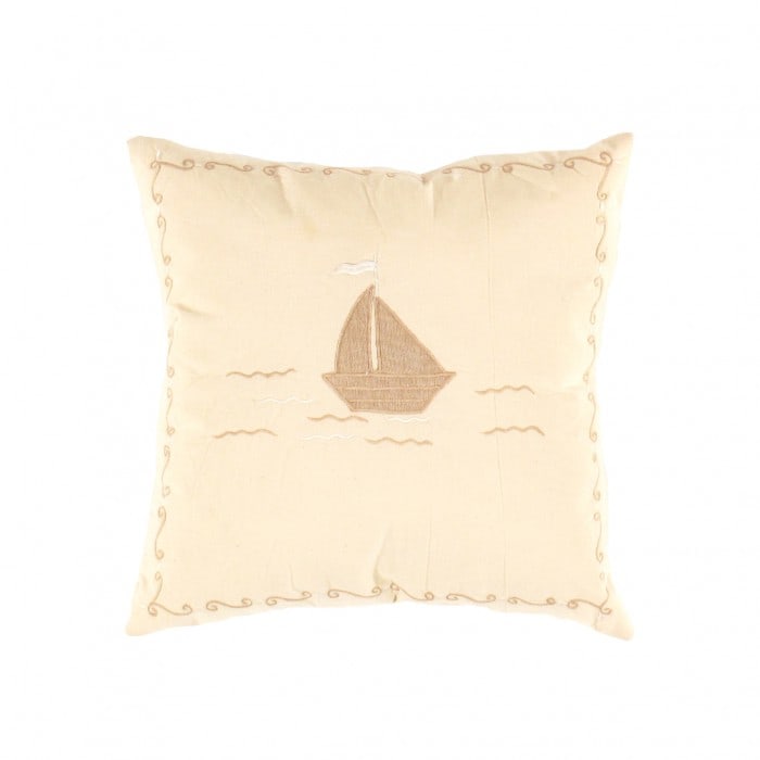 Indian White Color Cotton Pillow 16”W X 16”D X 3”H: Indian White Color Cotton Pillow - New, Modern, Handmade, Cotton, 300 -IC 5- 862.This item is part of our fine auction collection which includes many fine home accessories including antique rugs, vint