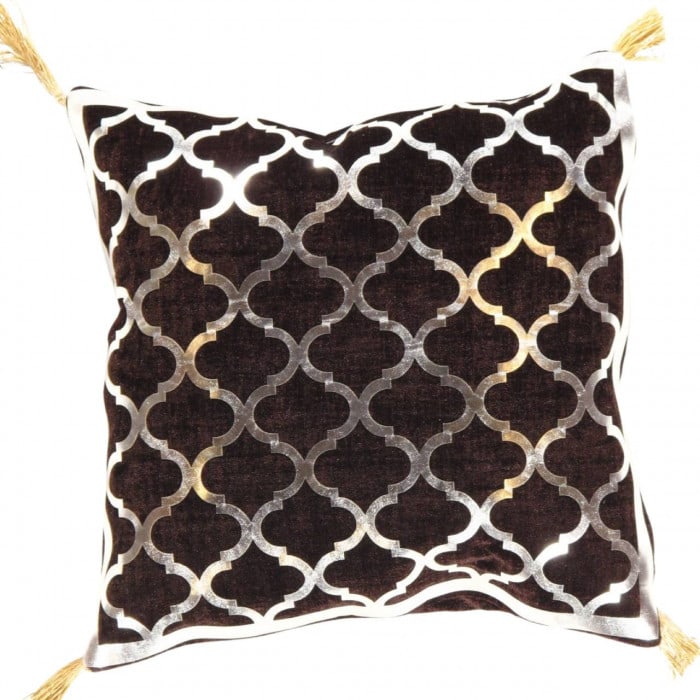 Pasargad velvet Throw Pillow 16'' X 16'' (1 of 3)
