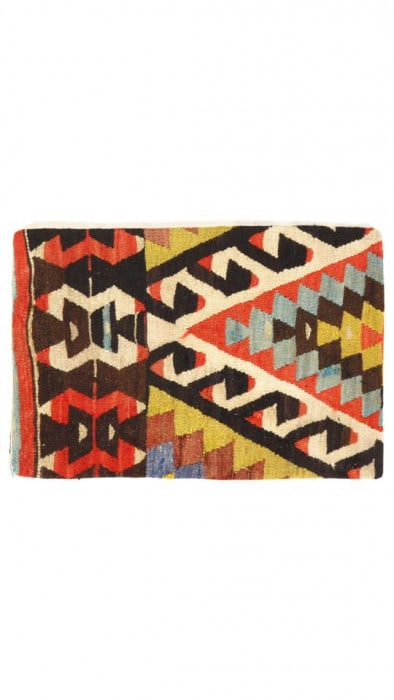 Vintage Hand Knotted Pillow 16" x 24": Vintage Hand Knotted Pillow 16" x 24" - New, Talish, Hand-made, Lamb's Wool, 300 -k4- 862.This item is part of our fine auction collection which includes many fine home accessories including antique r