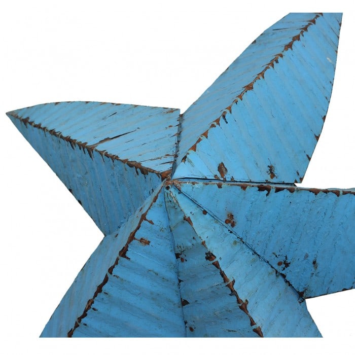 Rustic Over-sized Metal Star - 5