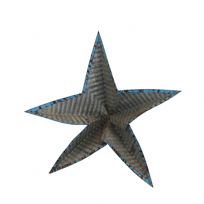 Rustic Over-sized Metal Star - 7