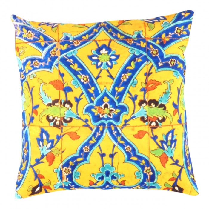 Pasargad velvet Throw Pillow 16'' X 16'': Pasargad velvet Throw Pillow 16'' X 16'' - New, Traditional, Hand-made, Velvet Silk, 300 -TIR 265- 862.This item is part of our fine auction collection which includes many fine home accessories includ